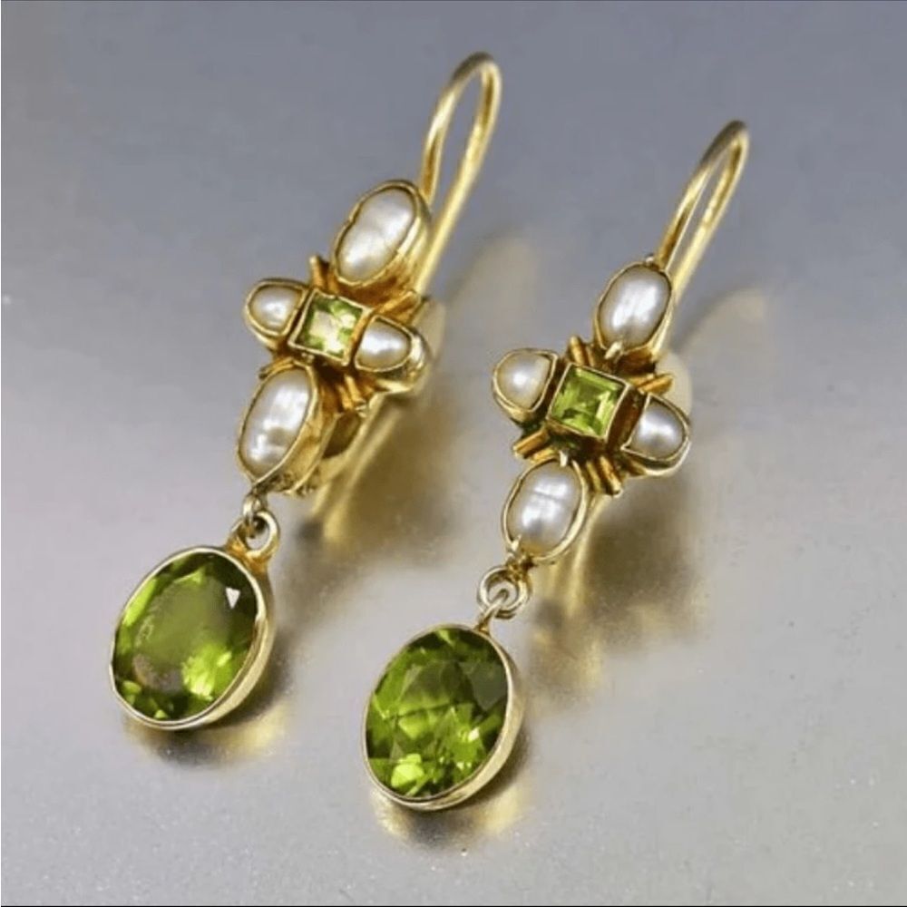 Vintage style drop earrings N318